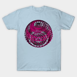 Pink origami mandala T-Shirt